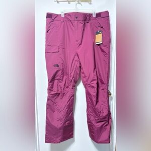 The North Face plus size purple snow pants 2X NWT